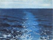 William Stott of Oldham Wake of a Ship oil painting